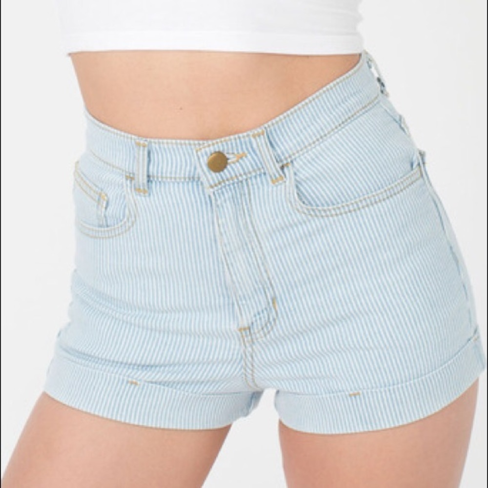 American Apparel Jean Shorts